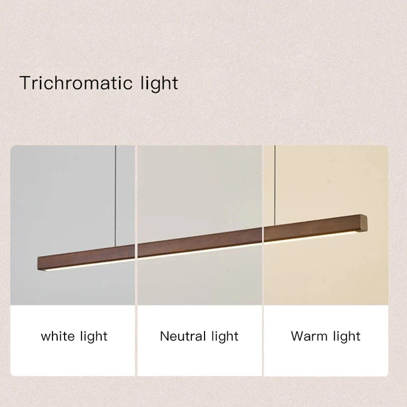 Suspension Moderne à Led En Bois Avec Télécommande Pour éclairage Intérieur 8 Suspension Moderne à Led En Bois Avec Télécommande Pour éclairage Intérieur – Image 6