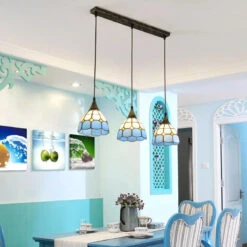 3 Heads Colorful Glass LED Pendant Lamps Light,Bedroom Suspension Hanging Ceiling Lamp -Lumeers Boutique See6a7dd4a38a4c36a114acfa2a6b8069y