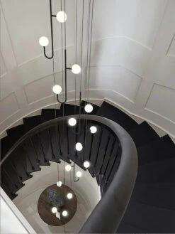 Suspension LED Escalier Colimaçon Plafond Lustre Moderne Luxe -Lumeers Boutique Sf174fa53feb24f29beac6271622e0a1bC