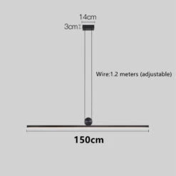 Lustre Minimaliste Led Suspendu Pour Décoration Maison Moderne -Lumeers Boutique Sf26136d0a79f49e7be0527a79b74b5c9Z