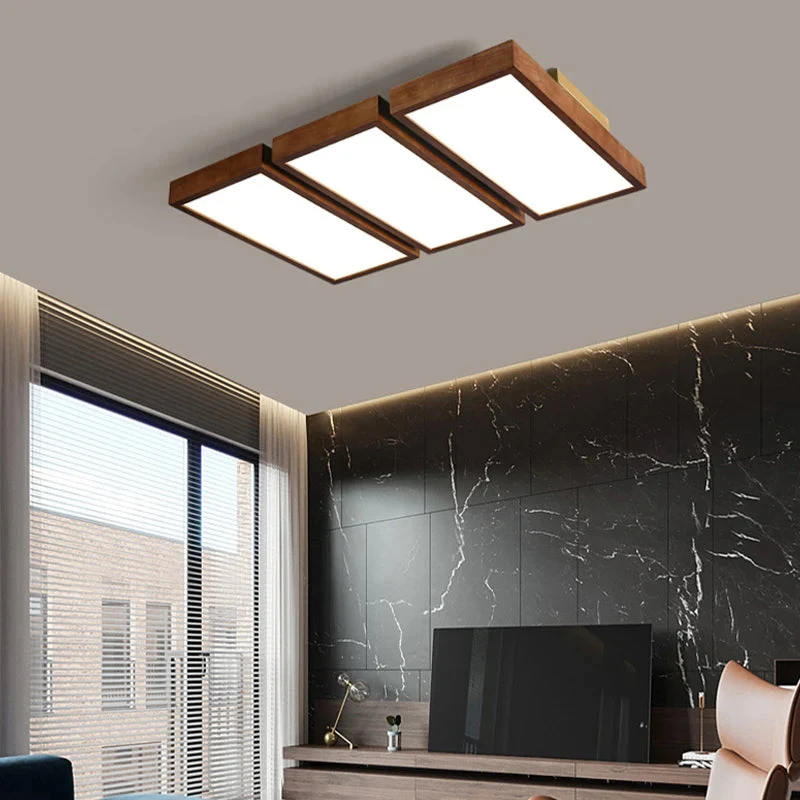 Lustre à Led Moderne Pour Intérieur Design En Bois 4 Lustre à Led Moderne Pour Intérieur Design En Bois – Image 2