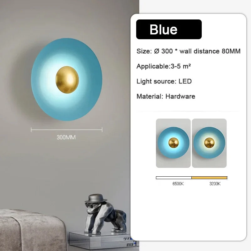 Applique Murale Led Ronde Moderne Pour Décoration Intérieure éclairage élégant 9 Applique Murale Led Ronde Moderne Pour Décoration Intérieure éclairage élégant – Image 7