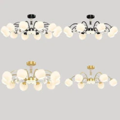 Lustre En Cristal Nordique à Led Pour Décoration Intérieure Moderne 22 Lustre En Cristal Nordique à Led Pour Décoration Intérieure Moderne -Lumeers Boutique Sf8546d56d3f743f1aa6eeff6c2978b31w