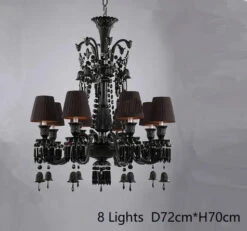 Lustre En Cristal Noir Européen Avec Lampe à Bougie à Led 29 Lustre En Cristal Noir Européen Avec Lampe à Bougie à Led -Lumeers Boutique Sf910f20fe9184022b58a70752c23728ag