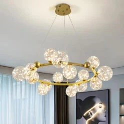 Lustre Led Moderne Design Nordique Pour Décoration Intérieure