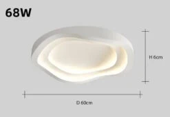 Plafonnier Led Rond élégant Lampe Intelligente Pour Décoration Intérieure -Lumeers Boutique Sfab671298b4246058bd822412df0ead7A