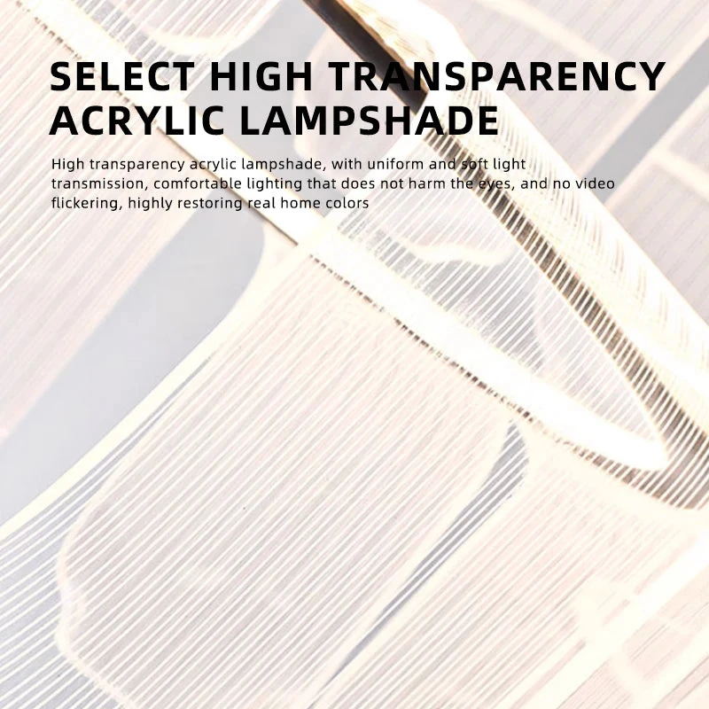 Suspension Moderne Et Créatif En Acrylique à LED 6 Suspension Moderne Et Créatif En Acrylique à LED – Image 4