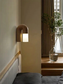 Applique Murale Rétro En Bois De Frêne Et Acrylique Avec Led -Lumeers Boutique Sfcc734005fdc42a7a8cc695870a9641a8