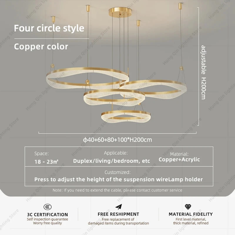 Lustre Moderne à Led Pour Décoration Intérieure élégante Et Contemporaine 14 Lustre Moderne à Led Pour Décoration Intérieure élégante Et Contemporaine – Image 13