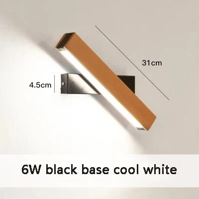 Applique Murale Rotative Nordique En Bois Massif Led Réglable 16 Applique Murale Rotative Nordique En Bois Massif Led Réglable – Image 14