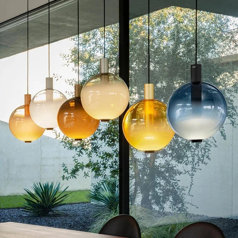 Italy Stained Glass Ball Pendant Lights For Living Room Decoration Kitchen Led Hanging Lamp Bedroom Bar Suspension Luminaire 3 Italy Stained Glass Ball Pendant Lights For Living Room Decoration Kitchen Led Hanging Lamp Bedroom Bar Suspension Luminaire