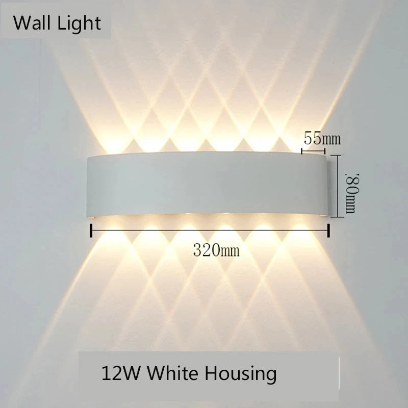 Applique Murale Led Extérieure En Aluminium Haute Luminosité Pour Jardin Et Cour 7 Applique Murale Led Extérieure En Aluminium Haute Luminosité Pour Jardin Et Cour – Image 5