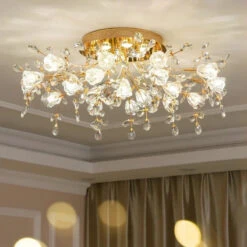 Plafonnier Led Vintage En Cristal à Fleurs Décoratif 17 Plafonnier Led Vintage En Cristal à Fleurs Décoratif -Lumeers Boutique Sfefc05bc2aeb44c289e06b5a4bcdde04M