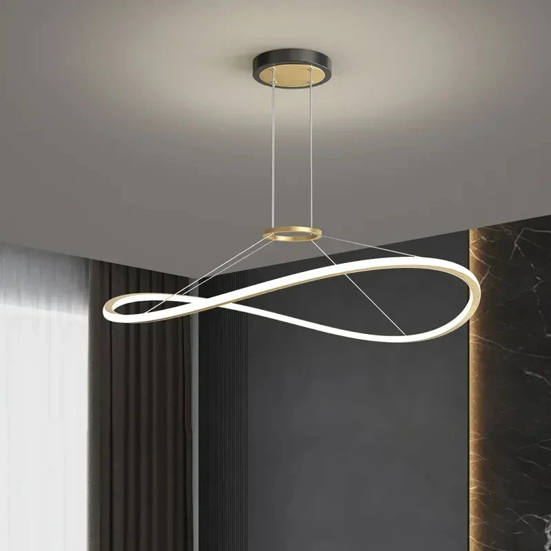 Lustre Moderne à Led Pour Décoration Intérieure Réglable 8 Lustre Moderne à Led Pour Décoration Intérieure Réglable – Image 6