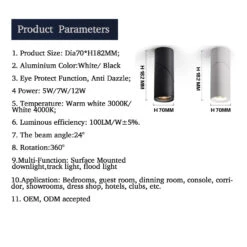 Spot Design LED Avec Orientation à 90° Silla 17 Spot Design LED Avec Orientation à 90° Silla -Lumeers Boutique Spot lumineux LED blanc noir montage en Surface luminaire de plafond id al pour un salon.jpg 628a19d6 aa42 42fe 8f31 fcaf35a13bff