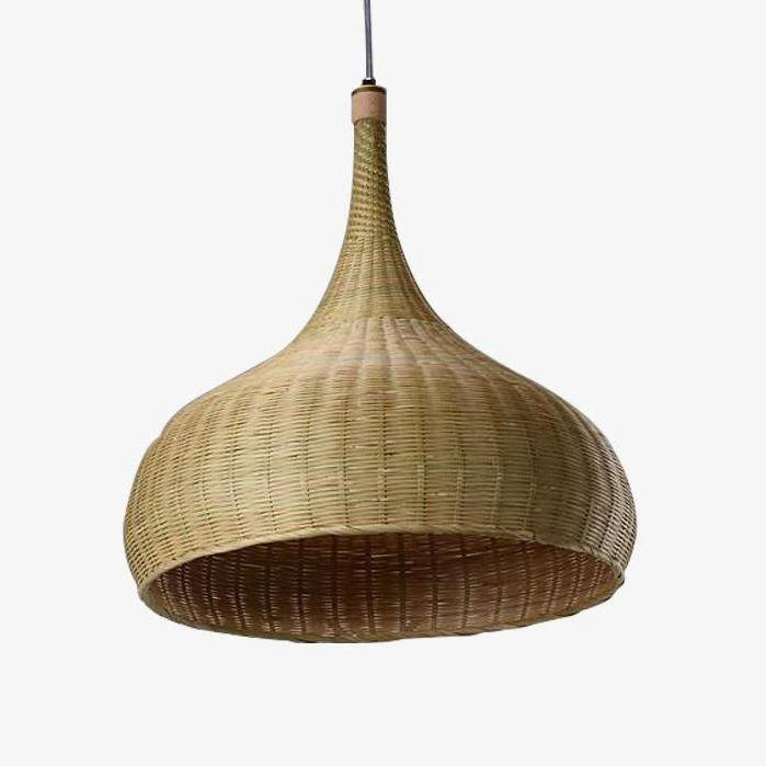 Suspension En Bambou Rustique Arrondie Delicate 3 Suspension En Bambou Rustique Arrondie Delicate