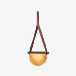 Suspension Vintage LED Avec Deux Demi-cercles Colorés