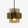 Suspension Design LED Avec Cylindre En Verre Et Metal Doré 1 Suspension Design LED Avec Cylindre En Verre Et Metal Doré -Lumeers Boutique a d071f34f c90f 48ce abf1 6321d67548d7