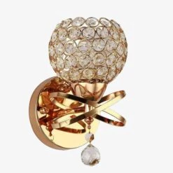 Applique Murale Design LED En Métal Doré Style Alia