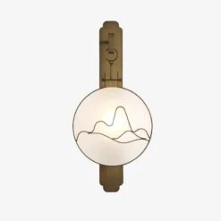 Applique Murale Design LED En Métal Style Japonais