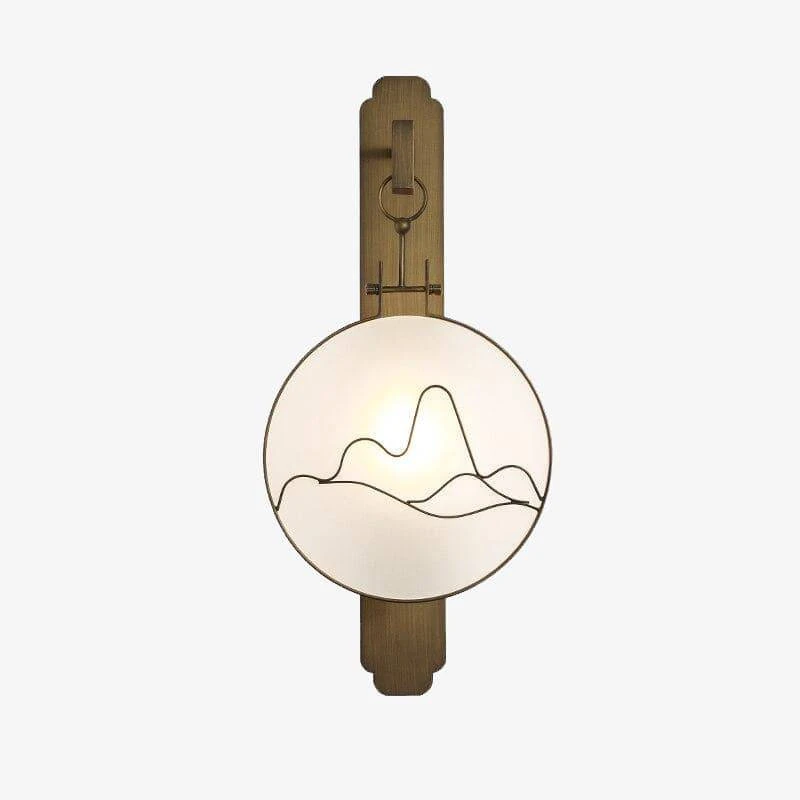 Applique Murale Design LED En Métal Style Japonais 3 Applique Murale Design LED En Métal Style Japonais