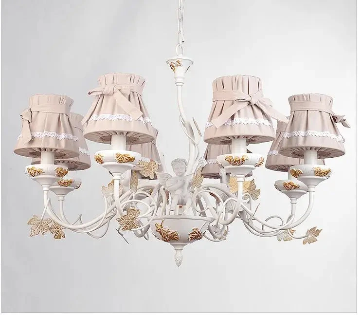 Applique Murale En Fer Avec Abat-jour En Tissu Et Noeud Ruban 12 Applique Murale En Fer Avec Abat-jour En Tissu Et Noeud Ruban – Image 10