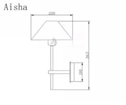 Applique Murale En Tissu Style Américain Design Moderne Pour éclairage Intérieur -Lumeers Boutique applique murale en tissu style am ricain design moderne pour clairage int rieur 5