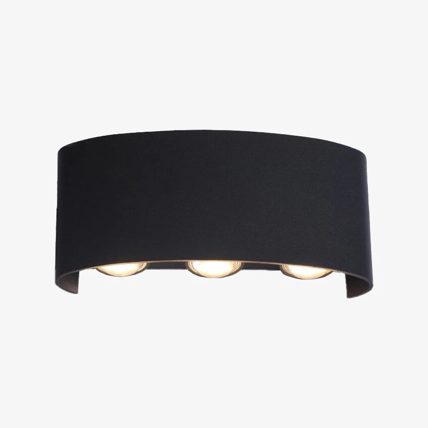 Applique Murale Industrielle LED Incurvé Davia 3 Applique Murale Industrielle LED Incurvé Davia