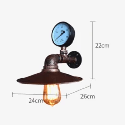 Applique Murale Industrielle Vintage En Fer Nordique Pour Bar Café 12 Applique Murale Industrielle Vintage En Fer Nordique Pour Bar Café -Lumeers Boutique applique murale industrielle vintage en fer nordique pour bar caf 4