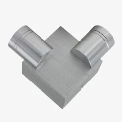 Applique Murale LED Chromée Avec Deux Spots