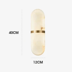 Applique Murale Led Elliptique Imitation Marbre Style Européen Minimaliste 13 Applique Murale Led Elliptique Imitation Marbre Style Européen Minimaliste -Lumeers Boutique applique murale led elliptique imitation marbre style europ en minimaliste 4