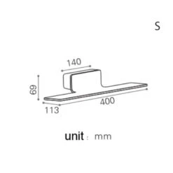 Applique Murale LED Rectangulaire Waterproof Angelo -Lumeers Boutique applique murale led rectangulaire waterproof angelo dims