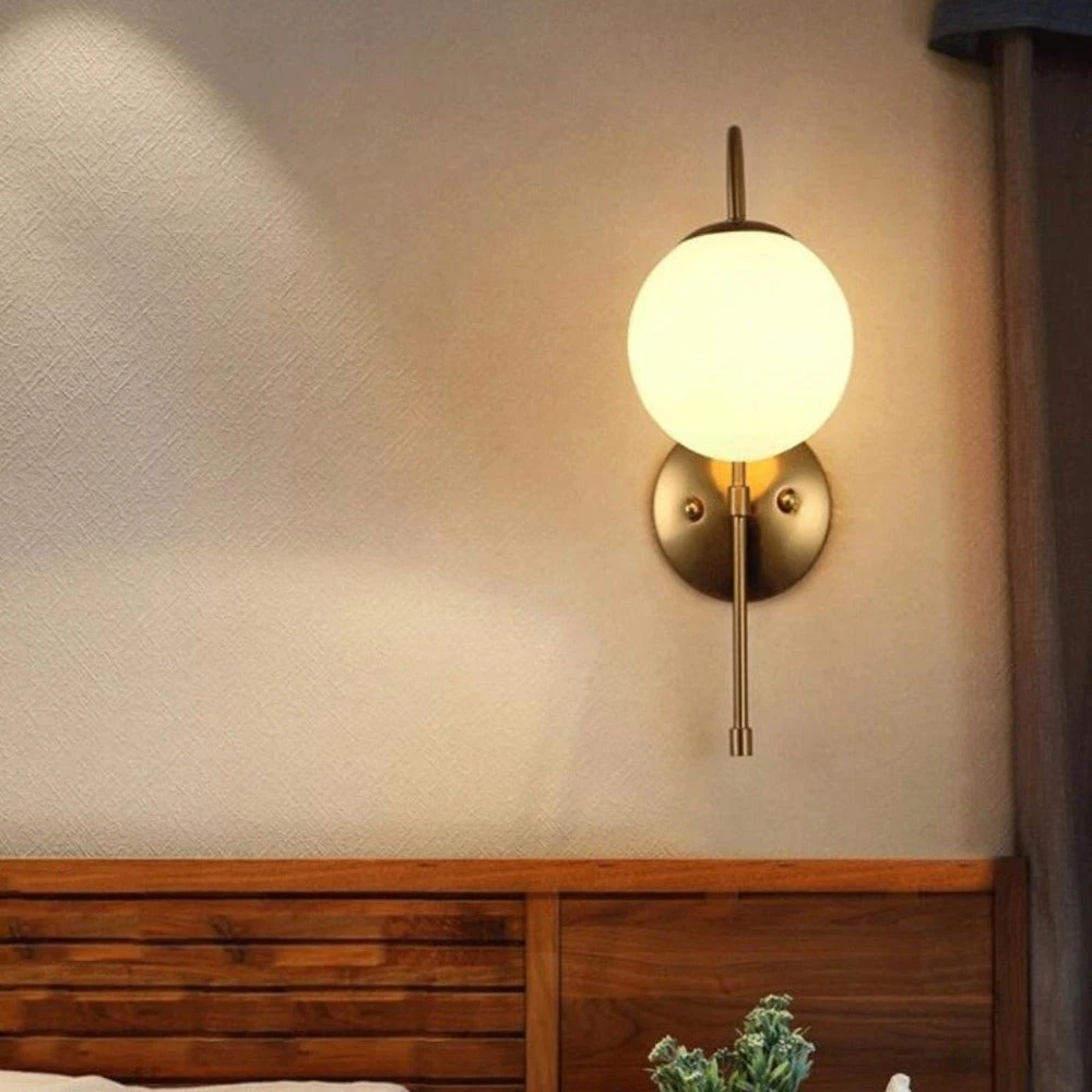 Applique Murale Moderne LED Avec Globes En Verre Nyrea 4 Applique Murale Moderne LED Avec Globes En Verre Nyrea – Image 2