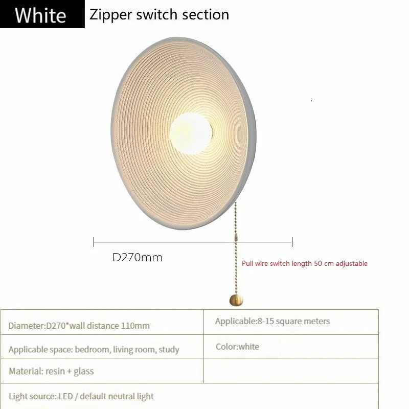 Applique Murale Rétro Loft Verre/résine 11 Applique Murale Rétro Loft Verre/résine – Image 9