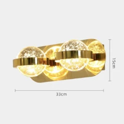 Applique Murale Moderne Sphérique Avec Effet Bulles Bubble -Lumeers Boutique applique murale spherique avec effet bulles bubble dim2