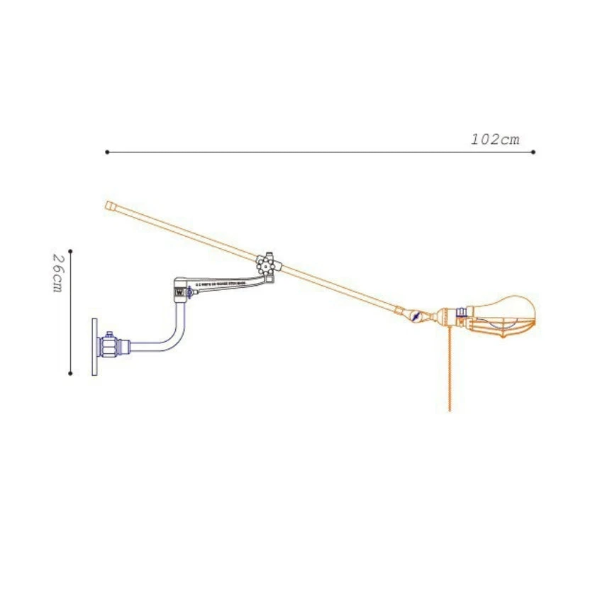 Applique Murale Vintage Avec Hauteur Réglable Lupita 8 Applique Murale Vintage Avec Hauteur Réglable Lupita – Image 6