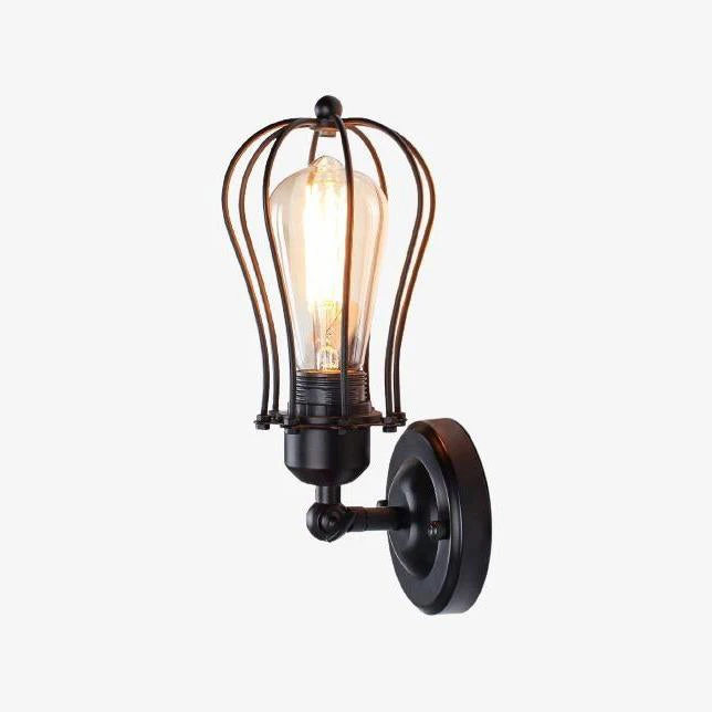 Applique Murale Vintage à Cage En Métal Esdrou 3 Applique Murale Vintage à Cage En Métal Esdrou