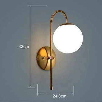 Applique Murale Moderne LED Avec Globes En Verre Nyrea 10 Applique Murale Moderne LED Avec Globes En Verre Nyrea – Image 8