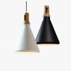 Suspension En Bois Et Aluminium Retro