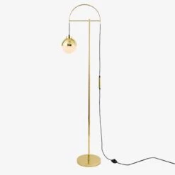 Lampadaire Design LED Doré Moderne Iron