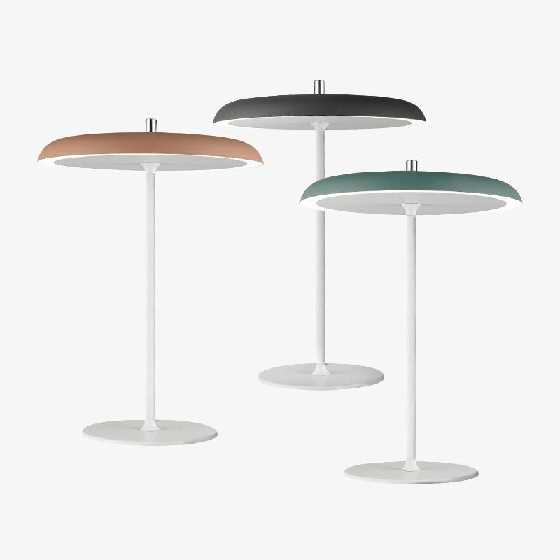 Lampe à Poser Design LED En Métal Avec Abat-jour Oval Leyra 3 Lampe à Poser Design LED En Métal Avec Abat-jour Oval Leyra