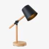 Lampe à Poser En Bois Ajustable Avec Abat-jour Coloré -Lumeers Boutique lampe a poser en bois ajustable avec abat jour colore 6b77b19c a3ca 4010 b33f 6448e5b3eea1