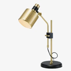 Lampe De Bureau Design Avec Abat-jour Ajouré Timo