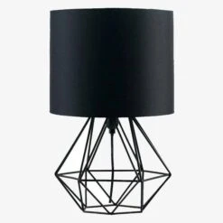 Lampe De Chevet Avec Cage Géométrique En Métal Hoel