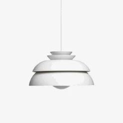 Lampe Suspension Nordique Blanche Simple