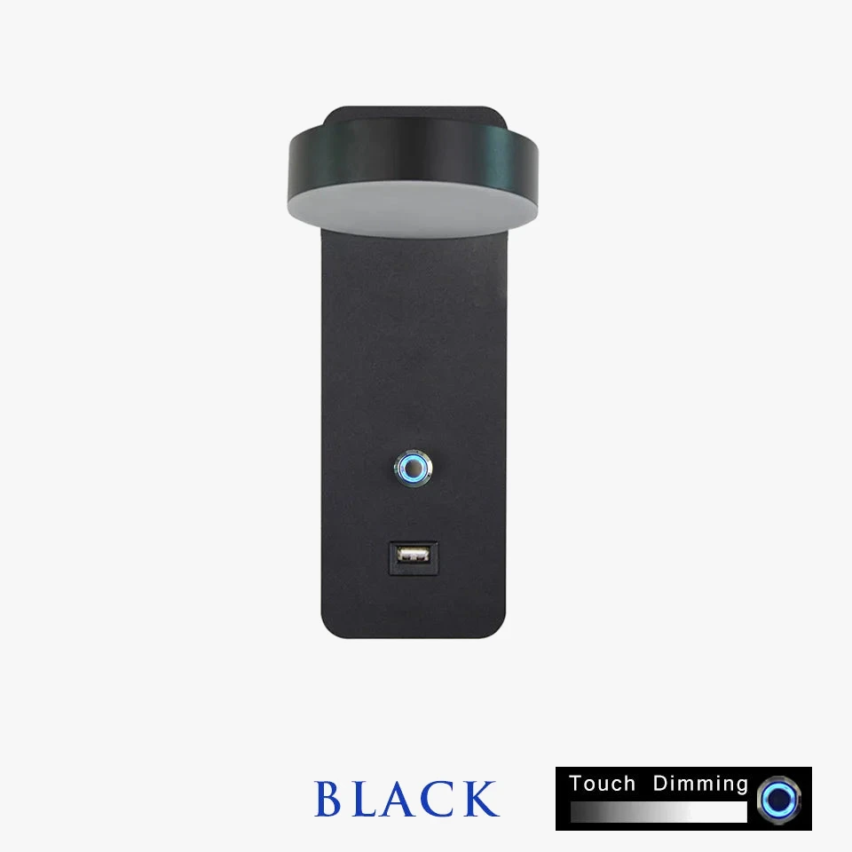 LITU Applique Murale D'intérieur Moderne En Aluminium Tactile Gradation Interface USB LED éclairage Pour Salon Chevet Couloir Applique Murale Décor 10 LITU Applique Murale D'intérieur Moderne En Aluminium Tactile Gradation Interface USB LED éclairage Pour Salon Chevet Couloir Applique Murale Décor – Image 8