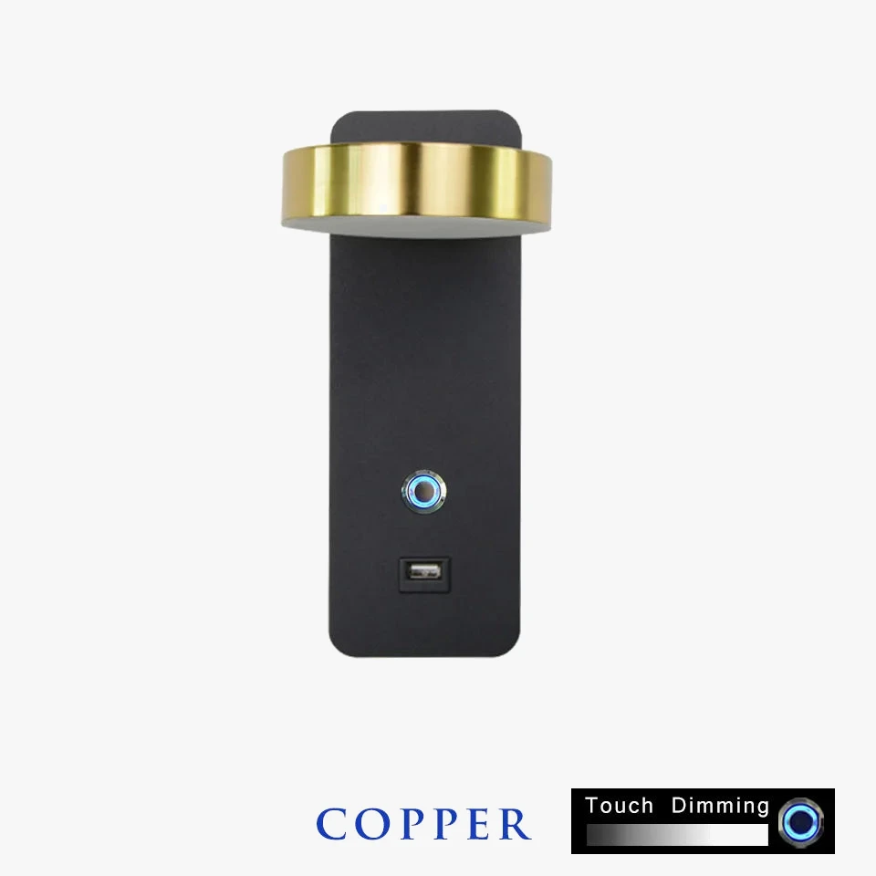 LITU Applique Murale D'intérieur Moderne En Aluminium Tactile Gradation Interface USB LED éclairage Pour Salon Chevet Couloir Applique Murale Décor 11 LITU Applique Murale D'intérieur Moderne En Aluminium Tactile Gradation Interface USB LED éclairage Pour Salon Chevet Couloir Applique Murale Décor – Image 9