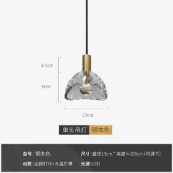 Luminaire Led Suspension En Cristal K9 De Luxe Postmoderne -Lumeers Boutique luminaire led suspension en cristal k9 de luxe postmoderne 7