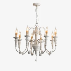 Lustre En Bois Massif Pour Décoration Intérieure Et éclairage