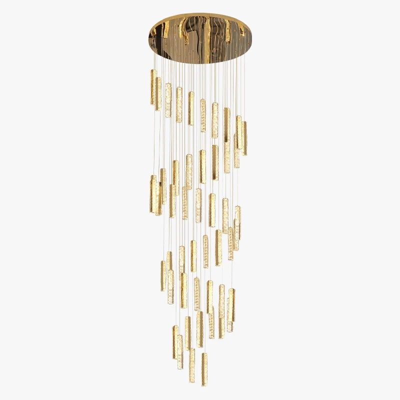 Lustre En Cristal Led Doré Pour éclairage Intérieur élégant Et Raffiné 8 Lustre En Cristal Led Doré Pour éclairage Intérieur élégant Et Raffiné – Image 6